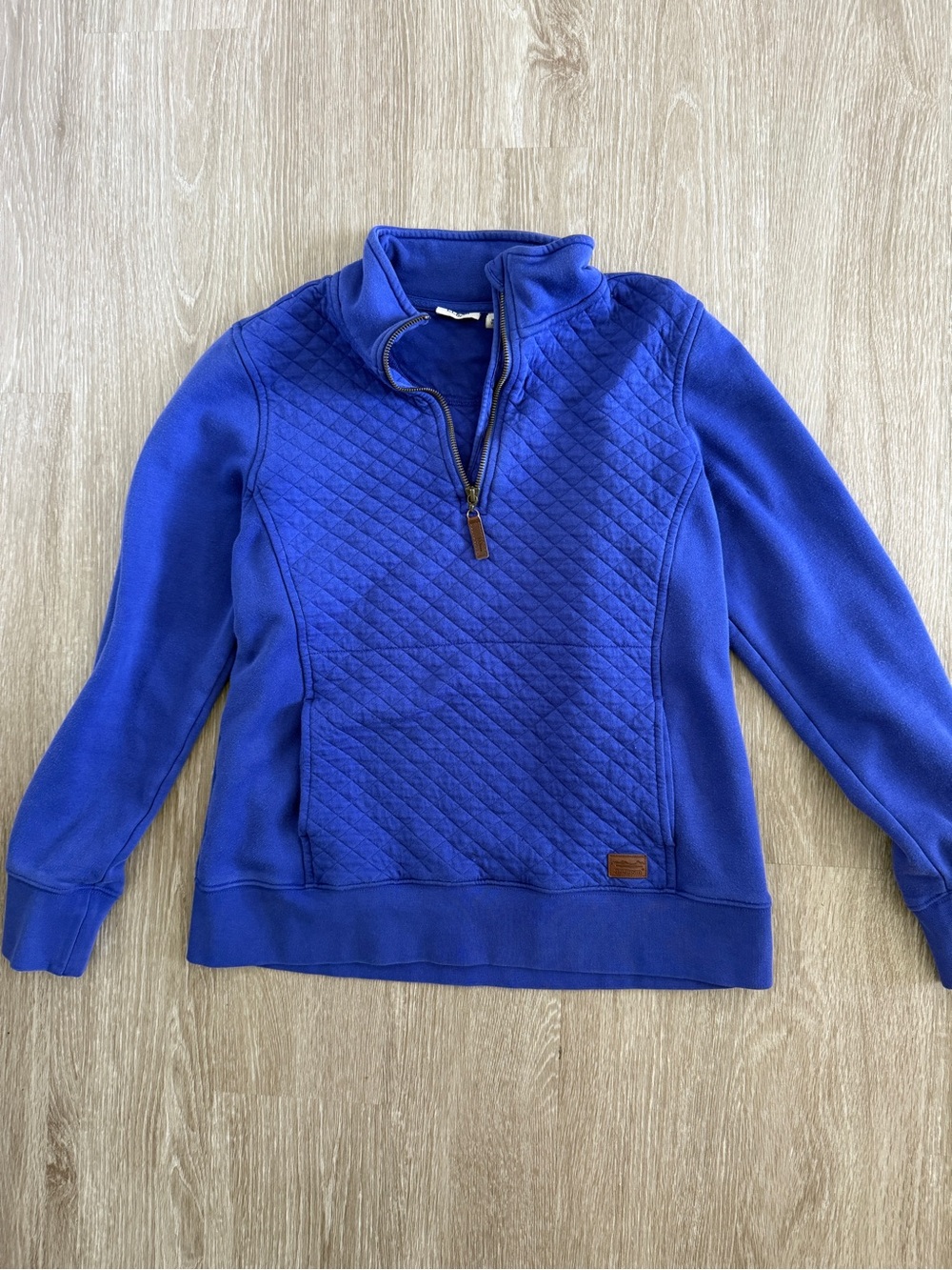L.L.Bean Quilted Quarter-Zip Pullover – Women's Small